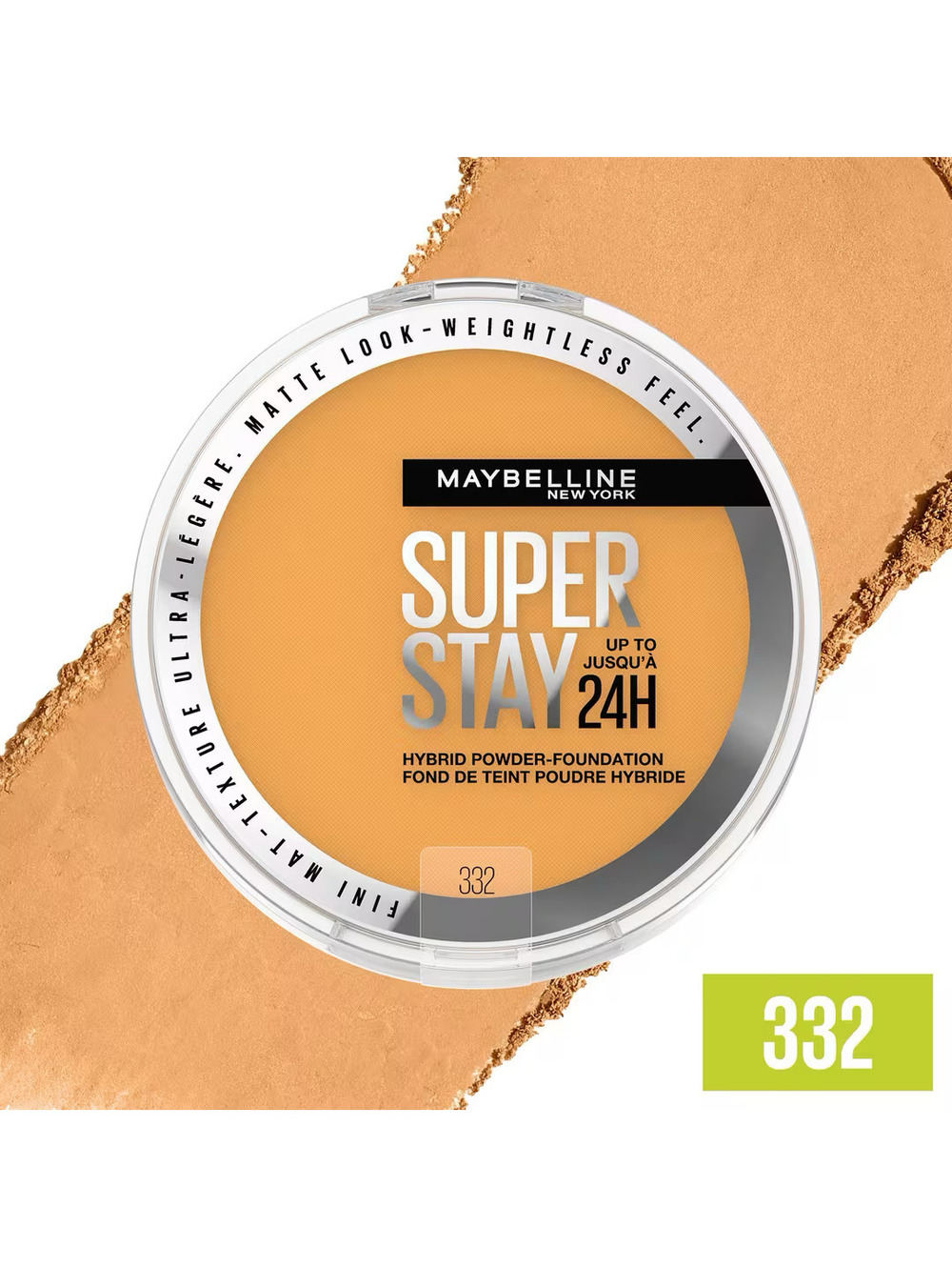 Maybelline Super Stay Up to 24HR Hybrid Powder-Foundation #332